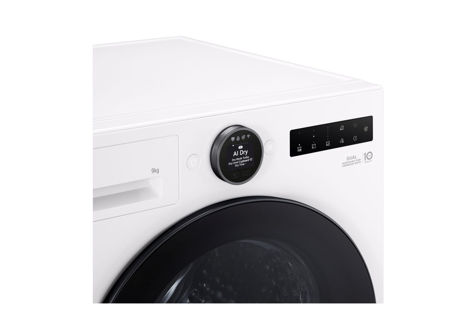 Close up asciugatrice RHX7009TWB