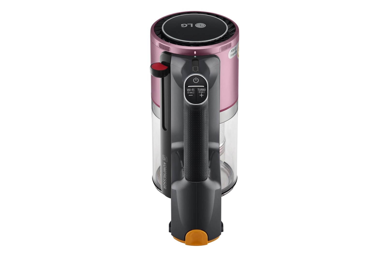 LG CordZero™ A9K Ultra | Aspirapolvere Kompressor™ 200 W, 120 min | 4 spazzole + 4 accessori, Wi-Fi | Rosa, A9K-ULTRA1P