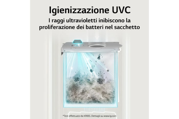 LG CordZero™ All-in-One A9T | Aspirapolvere Kompressor™ 200 W, 120 min | Auto-svuotamento, 4 spazzole + 2 accessori, Wi-Fi | Beige, A9T-ULTRA1C