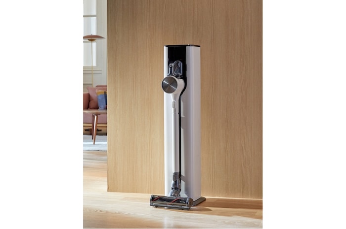 LG CordZero™ All-in-One A9T | Aspirapolvere Kompressor™ 200 W, 120 min | Auto-svuotamento, 4 spazzole + 2 accessori, Wi-Fi | Beige, A9T-ULTRA1C