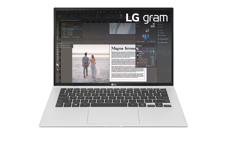 LG gram Notebook 14" 16:10 Intel i5 8GB 999g, 14Z90P-G.AR56D