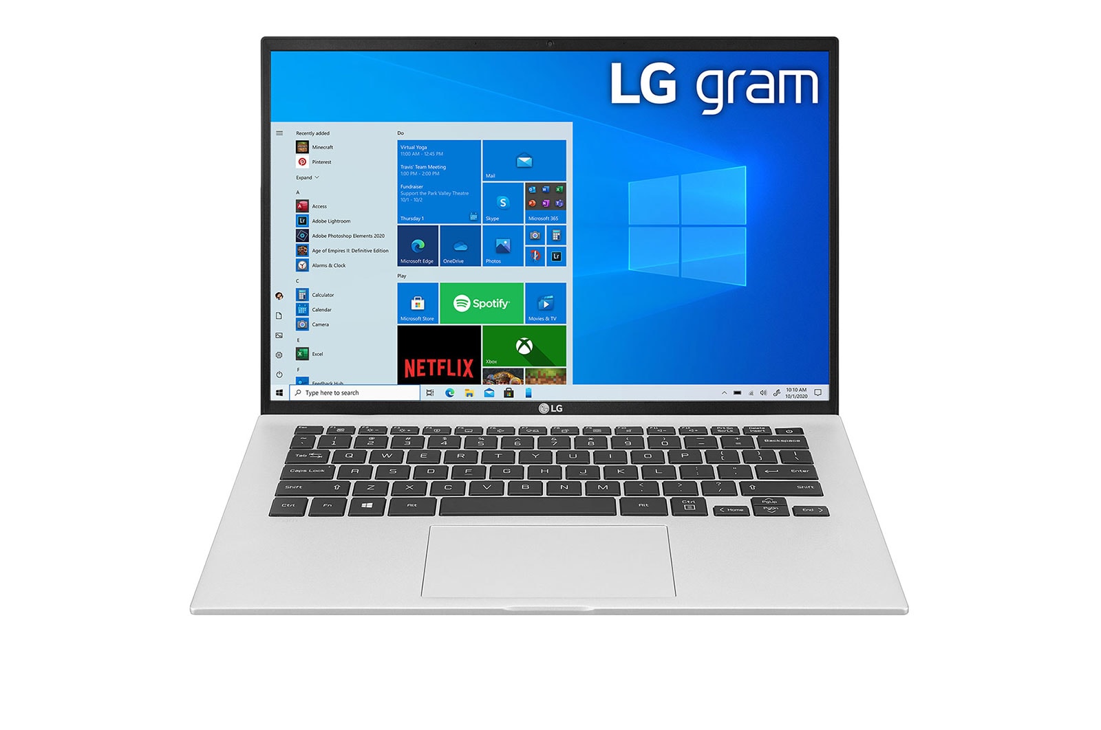 LG gram Notebook 14" 16:10 Intel i5 8GB 999g, 14Z90P-G.AR56D