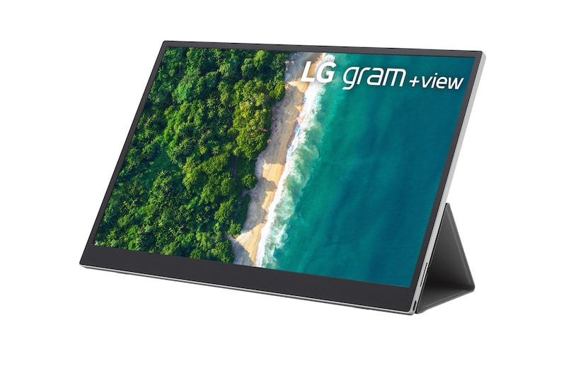 LG gram +view | Monitor Portatile da 16" | IPS 16:10 con risoluzione 2.5K e connessione USB-C, 16MQ70.ASDWU