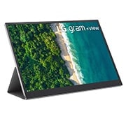 LG gram +view | Monitor Portatile da 16" | IPS 16:10 con risoluzione 2.5K e connessione USB-C, 16MQ70.ASDWU