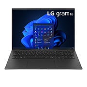 LG gram 16Z90R | Notebook Ultraleggero con Windows 11 Pro | 16", Intel® Core™ i5, 16GB RAM, SSD 512GB, Obsidian Black, 16Z90R-G.AP55D