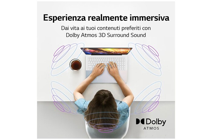 LG Notebook gram Style | 16" OLED, Windows 11 Home | Design iridescente, Intel® Core™ i7, 16GB RAM, SSD 512GB, 16Z90RS-G.AA74D