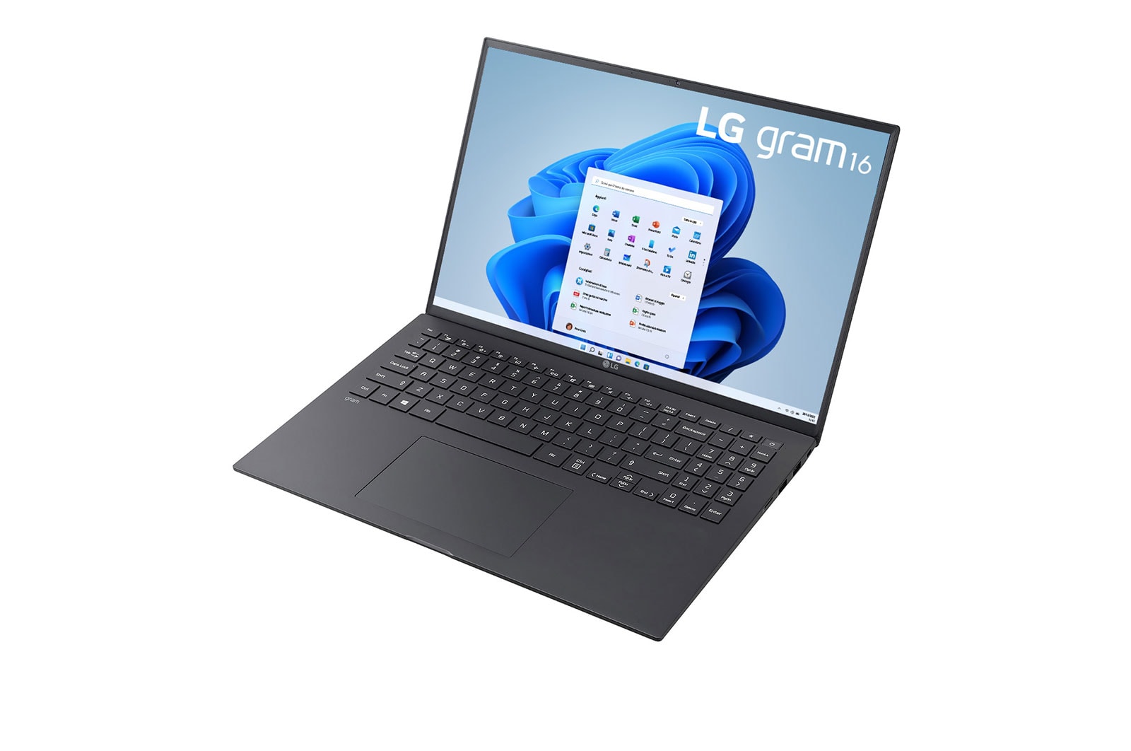 LG gram 16ZB90R | Notebook Ultraleggero con Windows 11 Home | 16", Intel® Core™ i5, 16GB RAM, SSD 512GB, Obsidian Black, 16ZB90R-G.AA55D