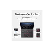 LG gram 16ZB90R | Notebook Ultraleggero con Windows 11 Home | 16", Intel® Core™ i5, 16GB RAM, SSD 512GB, Obsidian Black, 16ZB90R-G.AA55D