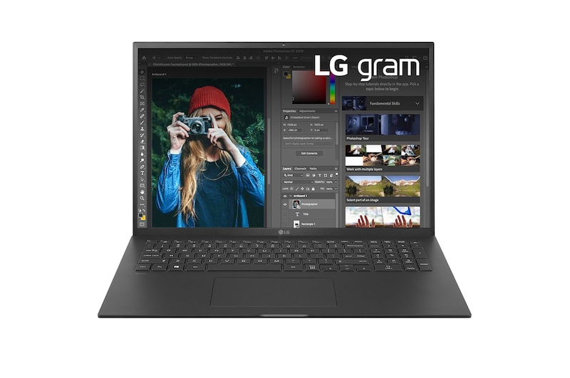 LG gram 17Z90P | Windows 10 Pro | 17" 16:10 | Intel® Core™ i7 | RAM 16GB | SSD 512GB | 1350g, 17Z90P-G.AP75D
