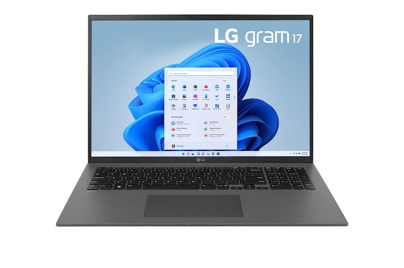 LG gram 17Z90Q | Windows 11 Home | 17" 16:10 | Intel® Core™ i5 | RAM 16GB | SSD 512GB | 1350g, 17Z90Q-G.AA55D