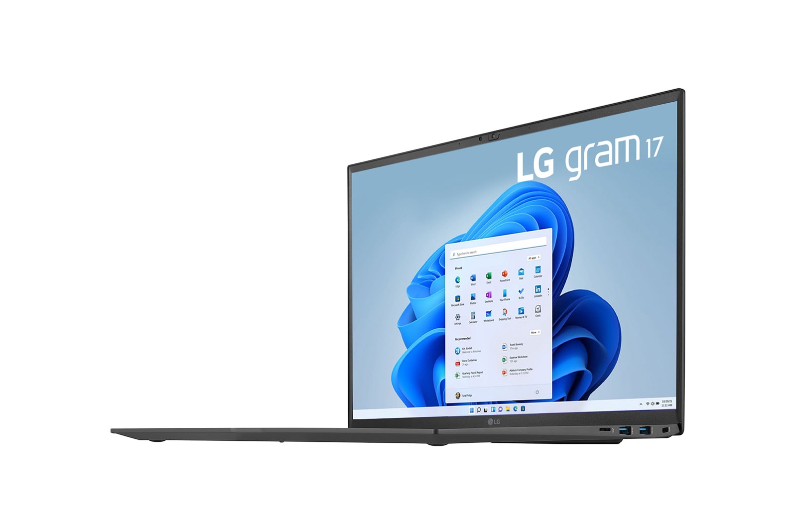 LG gram 17Z90Q | Windows 11 Home | 17" 16:10 | Intel® Core™ i7 | RAM 16GB | SSD 1TB | 1350g, 17Z90Q-G.AA79D