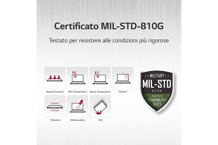 LG Notebook gram 17" | Windows 11 Home | i7, 16GB RAM, 512GB SSD, Grigio, 17ZB90R-G