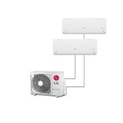 LG DUALCOOL Libero Smart, DUAL 9000+9000 BTU, Wi-Fi ThinQ®, Comfort Air, 2LIBERO9917.MULTI