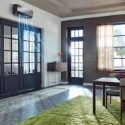 LG Condizionatore monosplit ARTCOOL Mirror | 12000 BTU | Pannello a specchio, UVnano, Ionizzatore, Filtro allergeni, AC12BK