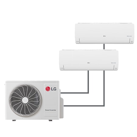 Condizionatore multisplit DUALCOOL Libero Smart | 9000+12000 BTU - 2SMART91215.MULTI | LG IT