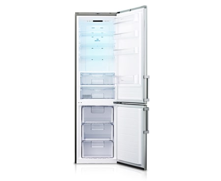 LG Frigorifero Combinato Maniglie attive Display interno LED, GBB530NSCFE