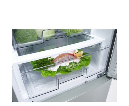 LG Frigorifero Combinato Maniglie attive Display esterno LED, GBB530NSQFE