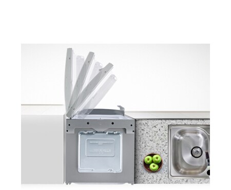 LG Frigorifero Combinato Maniglie attive Display esterno LED, GBB530NSQFE