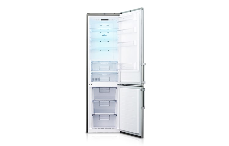 LG Frigorifero Combinato  Maniglie esterne a barra Display interno LED, GBB530PZCFB