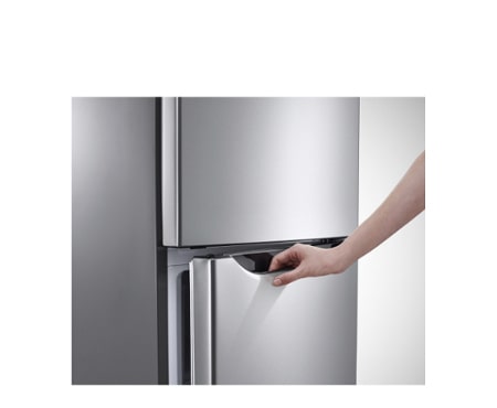 LG Frigorifero Combinato  Maniglie Integrate Display interno LED, GBB530PZCFS