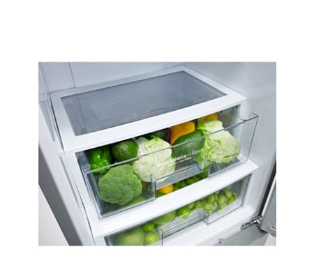 LG Frigorifero Combinato Total No Frost in  di risparmio energetico, display esterno e colorazione Inox Graphite., GBB539NSQZB