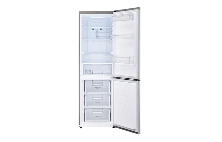 LG Frigorifero Combinato Total No Frost in  con il 20% di risparmio energetico con il Compressore LG. Colore Inox Premium., GBB539PZCWS