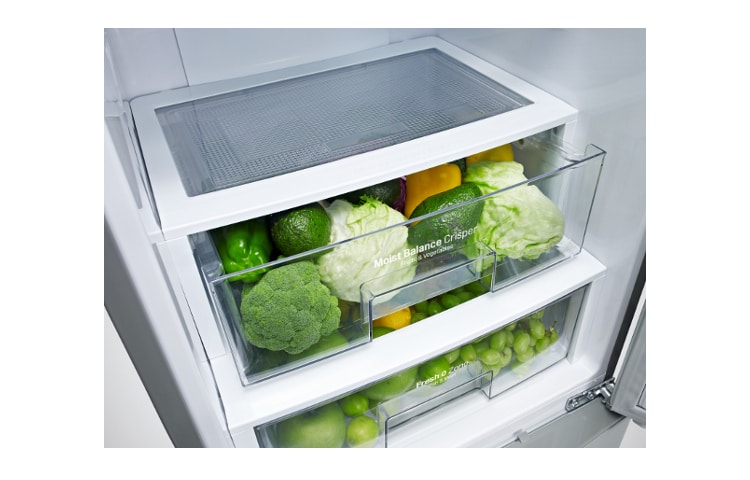 LG Total No Frost in  con 20% di risparmio energetico e 10 anni di garanzia. Disponibile in Bianco, GBB539SWHWB