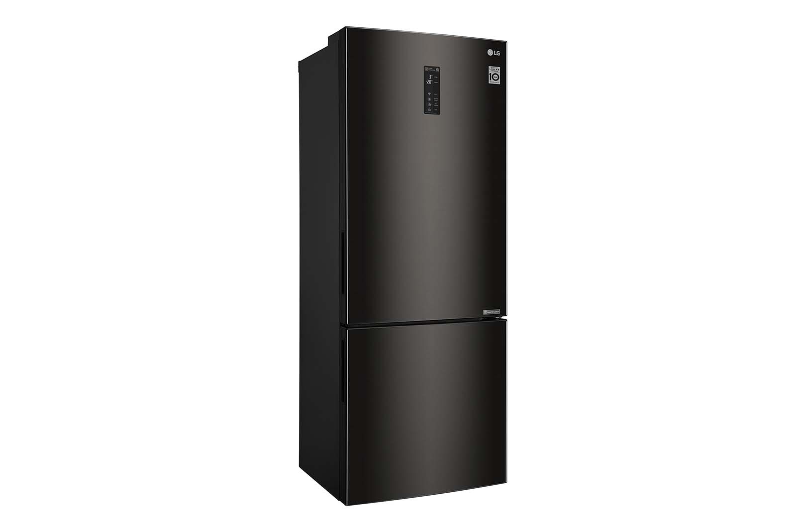 LG Frigorifero Combinato Largo 70  Maniglie integrate Display esterno LED , GBB548BLCZH