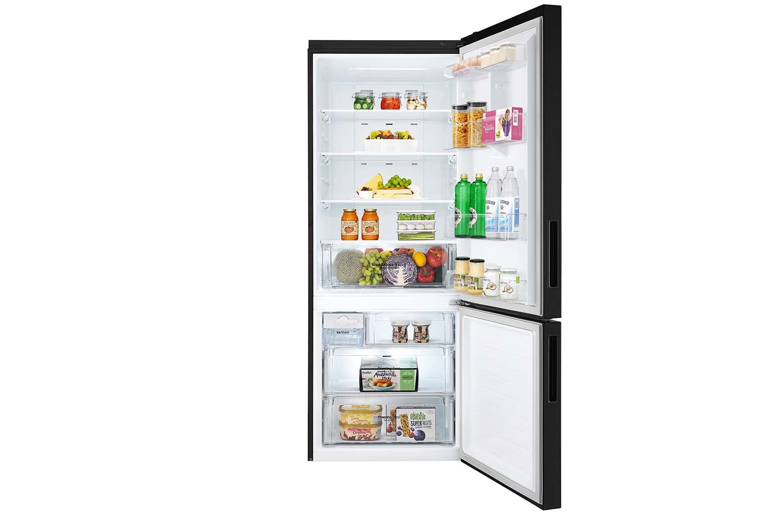 LG Frigorifero Combinato Largo 70  Maniglie integrate Display esterno LED , GBB548BLCZH