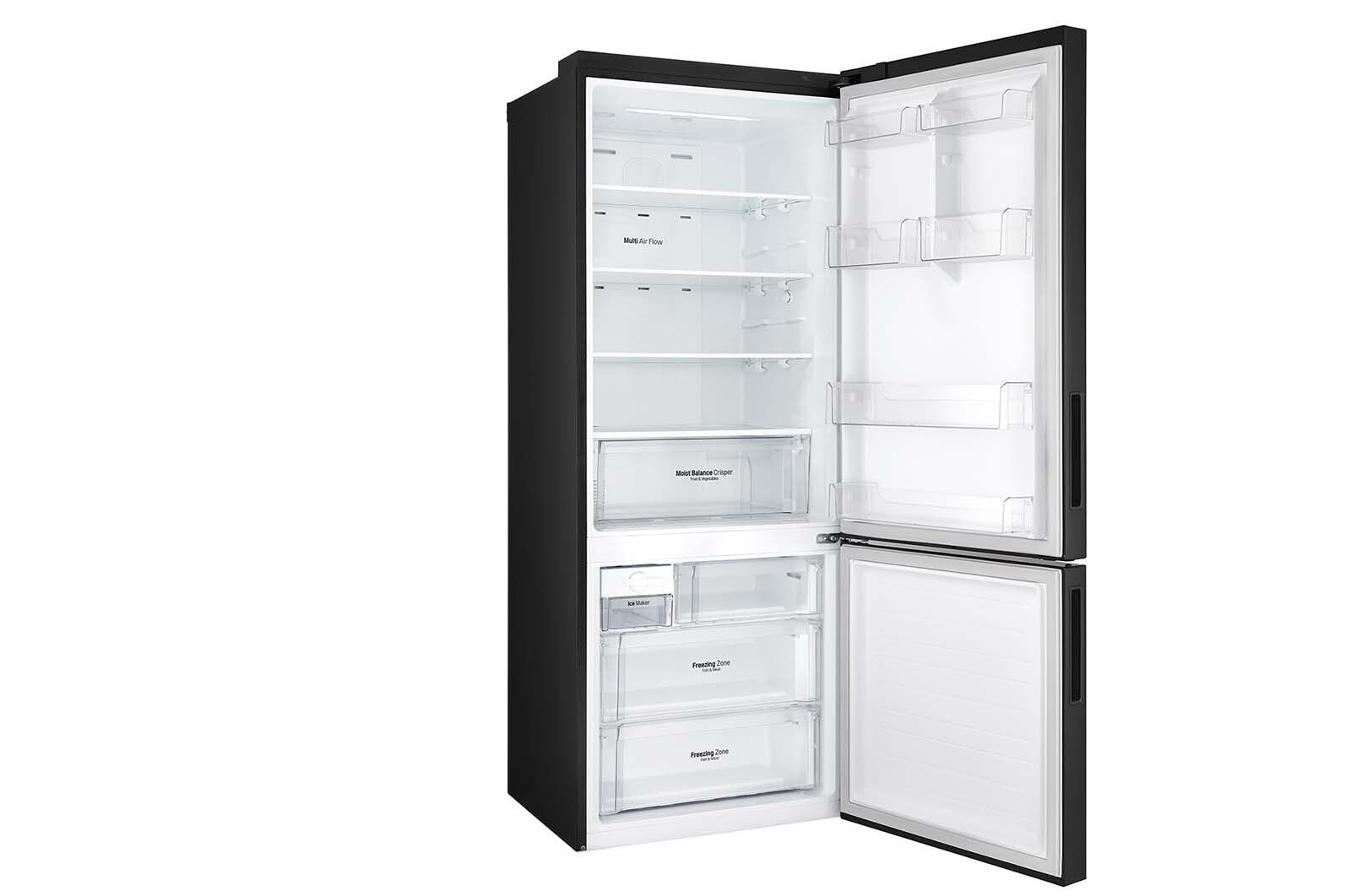 LG Frigorifero Combinato Largo 70  Maniglie integrate Display esterno LED , GBB548BLCZH