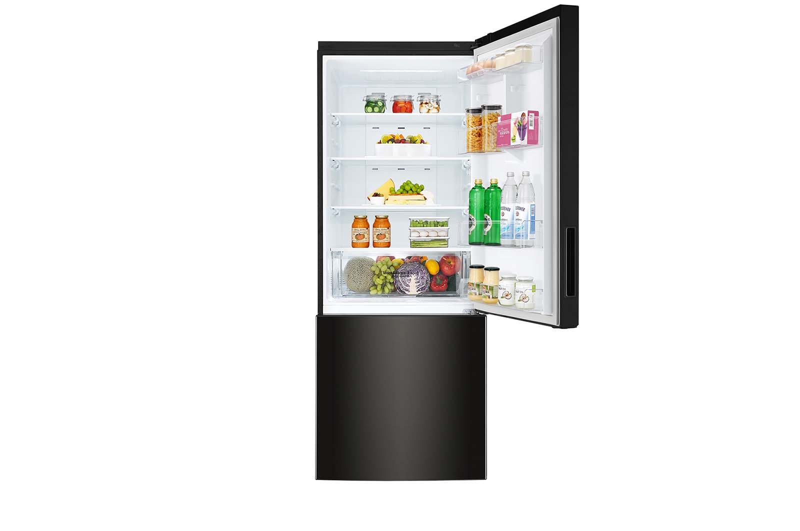 LG Frigorifero Combinato Largo 70  Maniglie integrate Display esterno LED , GBB548BLCZH