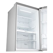 LG Frigorifero Combinato Largo 70  Maniglie a barra Display esterno LED , GBB548NSQFE