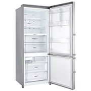 LG Frigorifero Combinato Largo 70  Maniglie a barra Display esterno LED , GBB548NSQFE