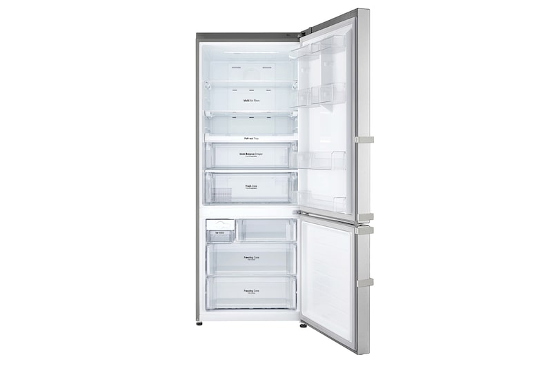 LG Frigorifero Combinato Largo 70 Maniglie a barra Display esterno LED , GBB548NSQFE