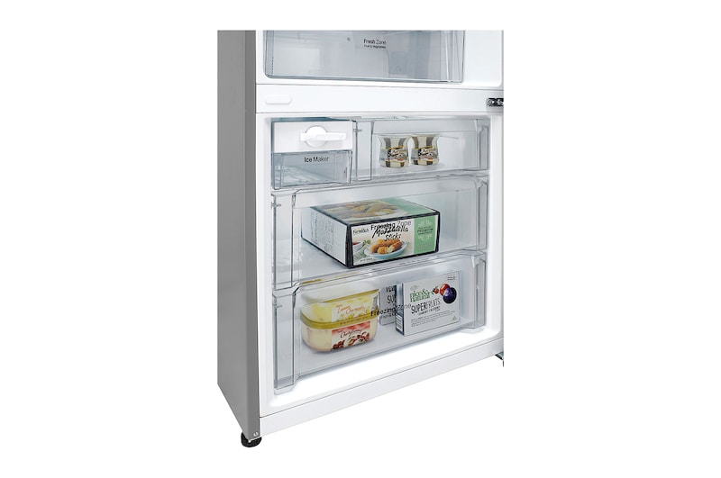 LG Frigorifero Combinato Largo 70 Maniglie a barra Display esterno LED , GBB548NSQFE