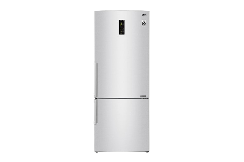 LG Frigorifero Combinato Largo 70  Maniglie esterne a barra Display esterno LED, GBB548NSQZB