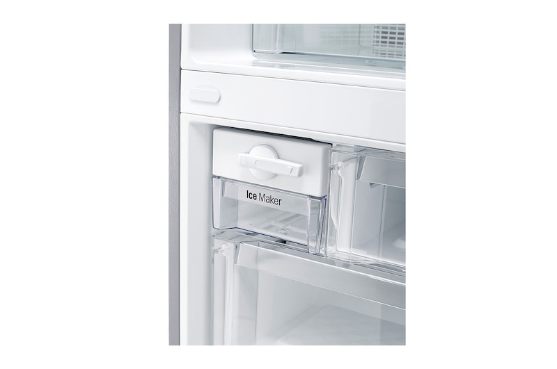 LG Frigorifero Combinato Largo 70  Maniglie esterne a barra Display esterno LED, GBB548NSQZB