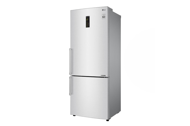 LG Frigorifero Combinato Largo 70  Maniglie esterne a barra Display esterno LED, GBB548NSQZB