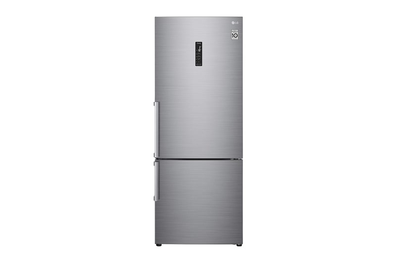 LG Frigorifero combinato 70cm | Classe E, 462L | Wi-Fi, Door & Linear Cooling, Fresh Balancer, No frost | Inox , GBB567PZCMB