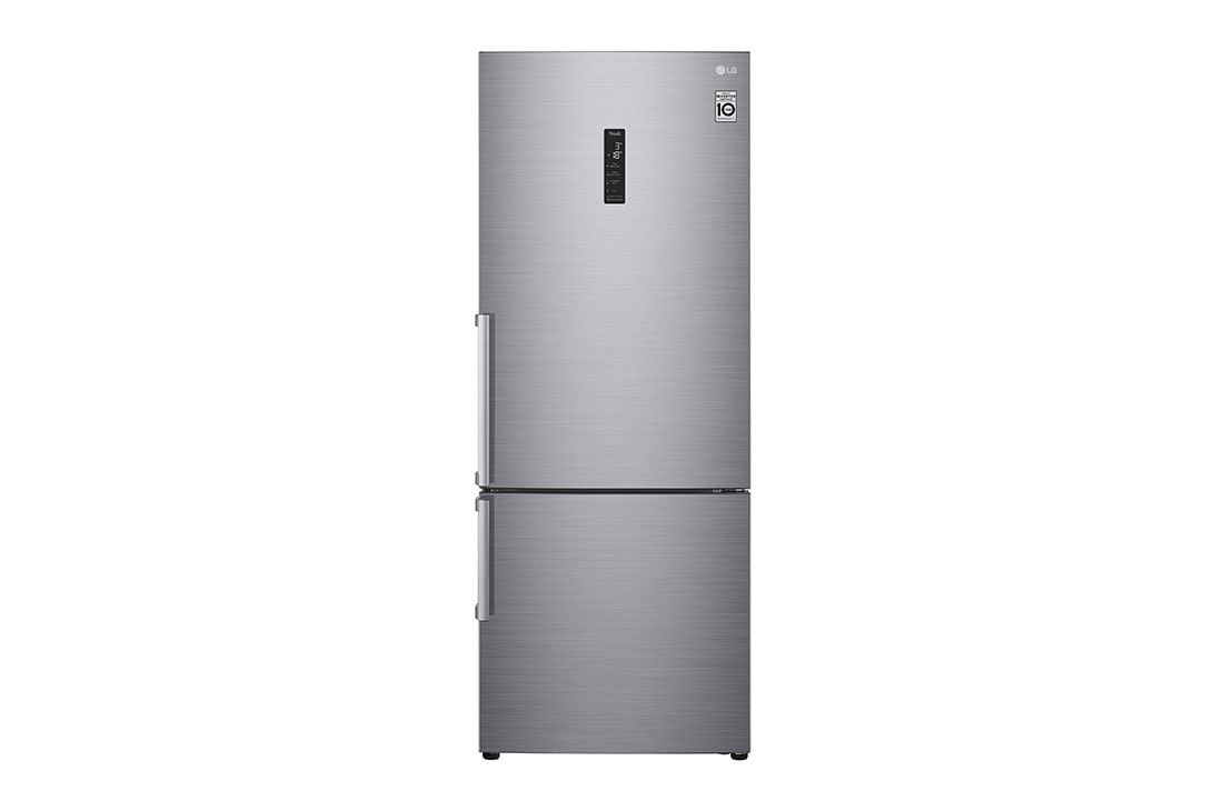LG Frigorifero combinato 70cm | Classe E, 462L | Wi-Fi, Door & Linear Cooling, Fresh Balancer, No frost | Inox , GBB567PZCMB