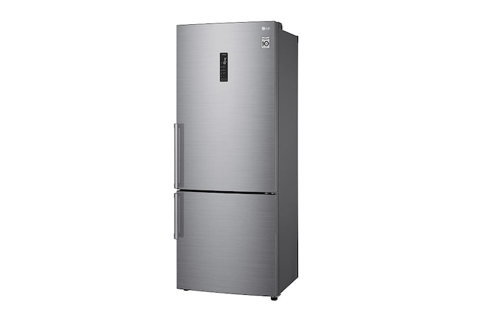 LG Frigorifero combinato 70cm | Classe E, 462L | Wi-Fi, Door & Linear Cooling, Fresh Balancer, No frost | Inox , GBB567PZCMB