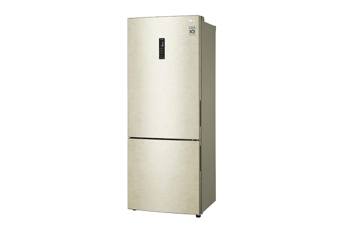 LG Frigorifero combinato 70cm | Classe E, 462L | Wi-Fi, Door & Linear Cooling, Fresh Balancer, No frost | Sabbia, GBB567SECMN