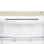 LG Frigorifero Smart Combinato Largo 70 Classe energetica E Maniglie integrate Display esterno LED, GBB567SECZN