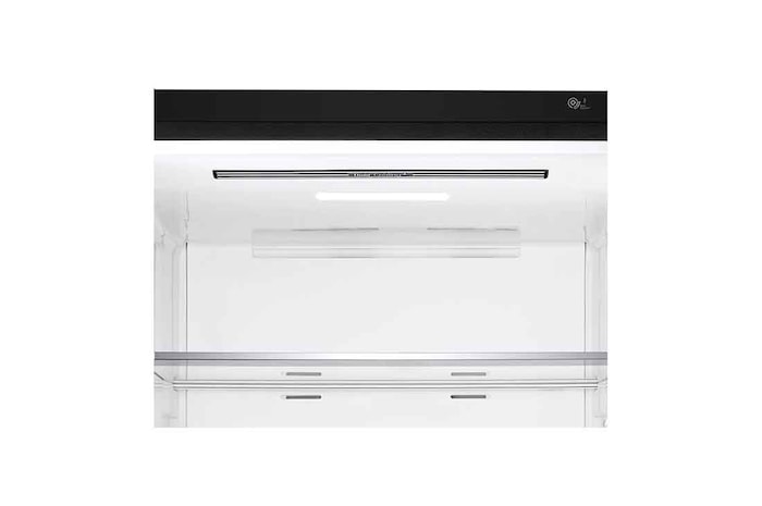 LG Frigorifero combinato 70cm | Classe E, 462L | Wi-Fi, Door & Linear Cooling, Fresh Balancer, No frost | Nero, GBB569MCAMN