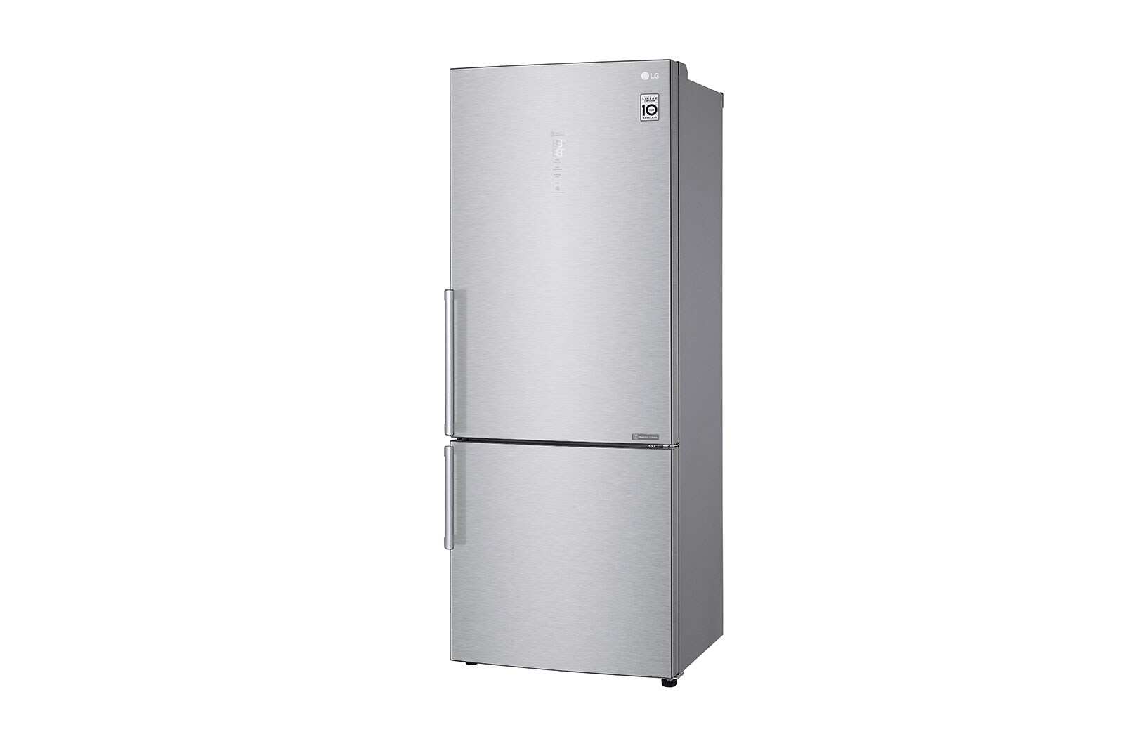 LG Frigorifero combinato 70cm | Classe D, 462L | Wi-Fi, Door & Linear Cooling, Fresh Balancer, No frost | Noble Steel, GBB569NSAFB
