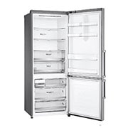LG Frigorifero combinato 70cm | Classe D, 462L | Wi-Fi, Door & Linear Cooling, Fresh Balancer, No frost | Noble Steel, GBB569NSAFB