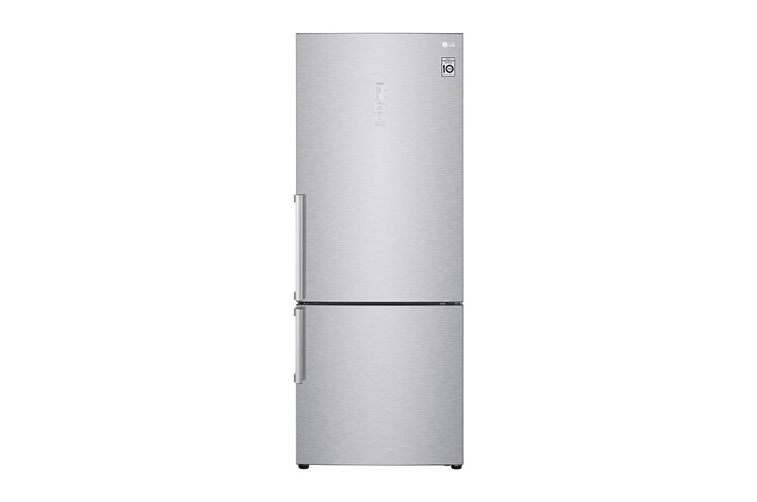 LG Frigorifero combinato 70cm | Classe D, 462L | Wi-Fi, Door Cooling, Display Metal Touch, Fresh Balancer,No frost | Noble Steel, GBB569NSAGB
