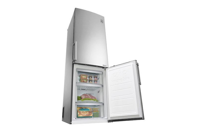 LG Frigorifero Combinato  Maniglie a barra Display interno LED , GBB59NSGFB