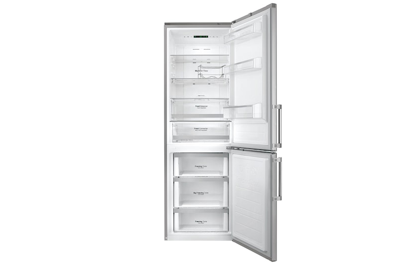 LG Frigorifero Combinato  Maniglie a barra Display interno LED , GBB59NSGFB