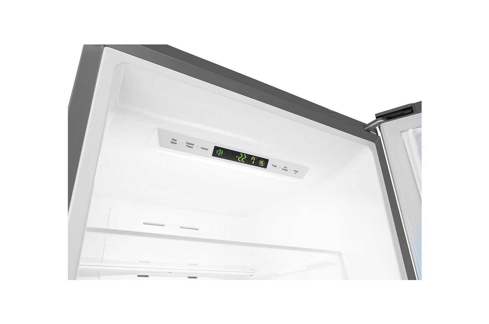 LG Frigorifero Combinato  Maniglie integrate Display interno LED finitura Inox Saffiano, GBB59SAPFS